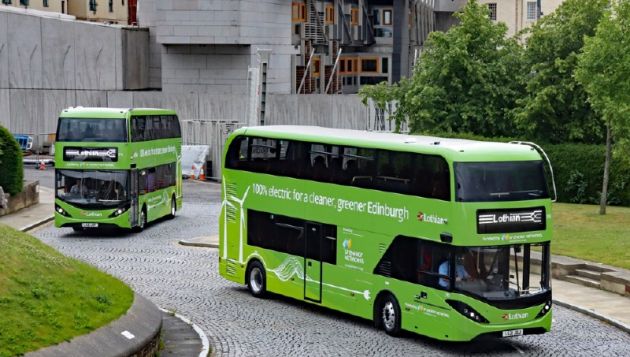 New electric buses aid Edinburgh's drive to Net Zero