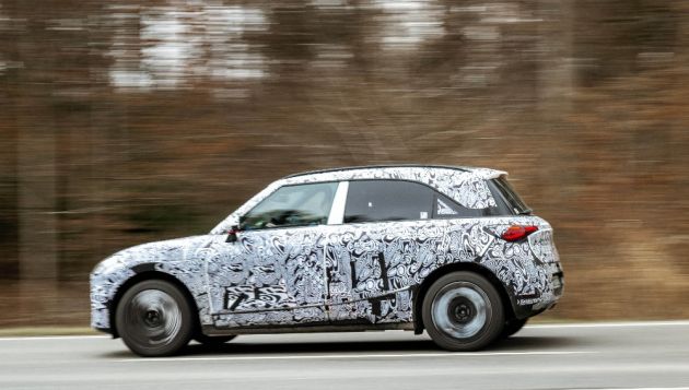 smart to reveal #1 electric compact SUV in April