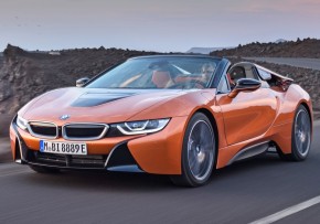 BMW i8 Roadster 275kW Auto, Plug-in Petrol Hybrid, CO2 emissions 50 g/km, MPG 141.2