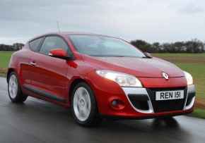 RENAULT Megane Coupe 1.5 dCi 110 Knight Edition Stop and Start, Diesel, CO2 emissions 90 g/km, MPG 80.7